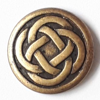 Full Metal Shank Buttons - Celtic Knot