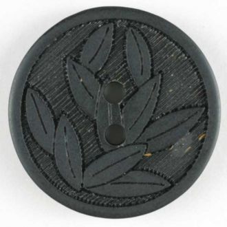 Leaf Pattern Polyester Buttons 23mm