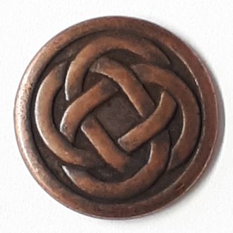 Full Metal Shank Buttons - Celtic Knot