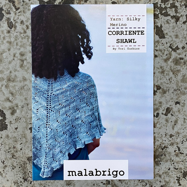 Corriente Shawl Hand Knitting Pattern
