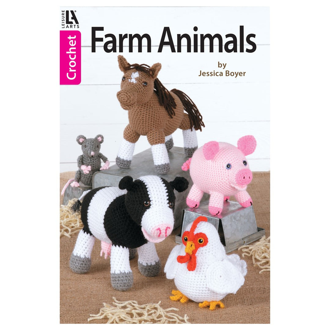 Farm Animals Crochet Book