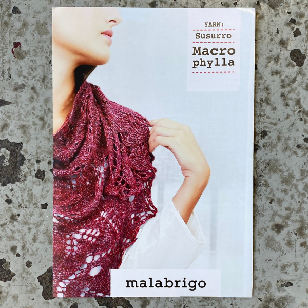 Macrophylla Shawl Hand Knitting Pattern