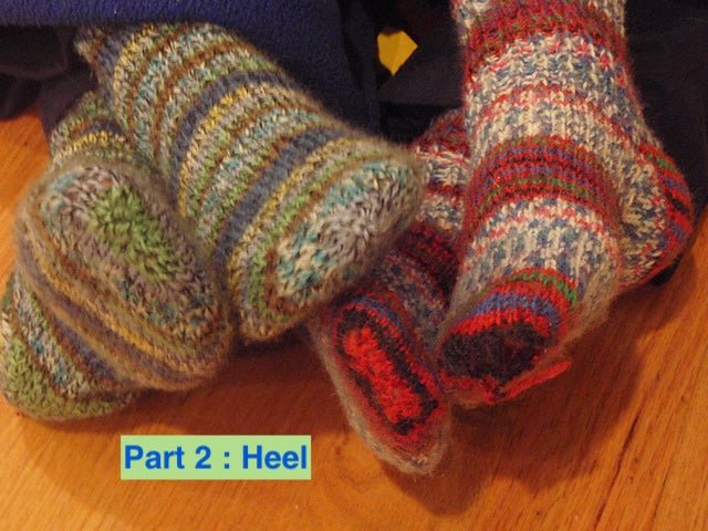 Sock Knitting - Part 2 - Heels