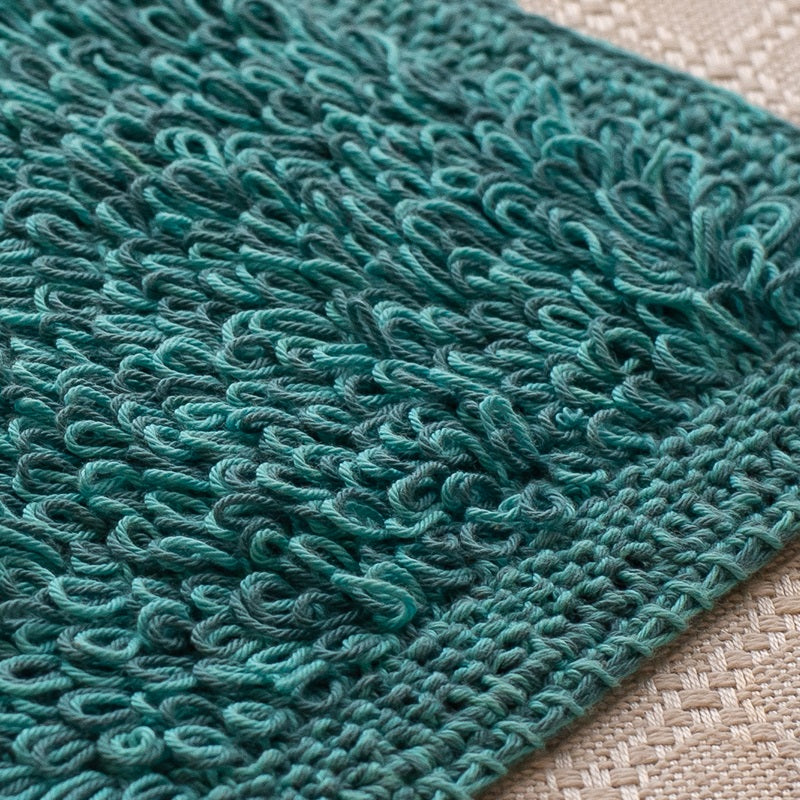 Hand-Knit Scrubby Washcloth