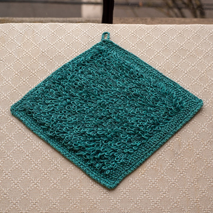 Hand-Knit Scrubby Washcloth