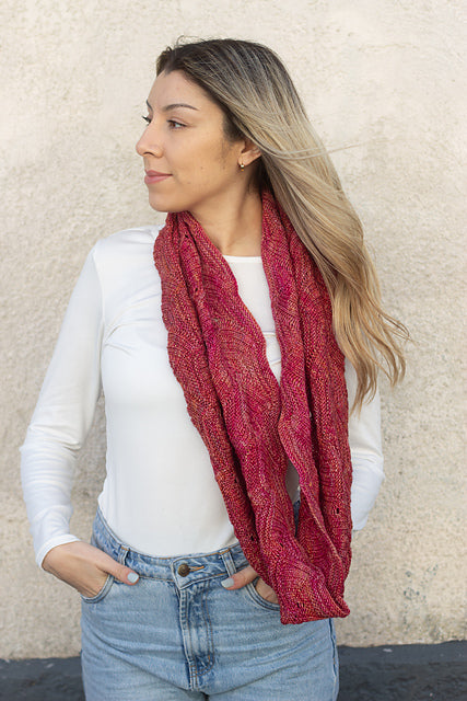 Wonky Rib Cowl Hand Knitting Pattern