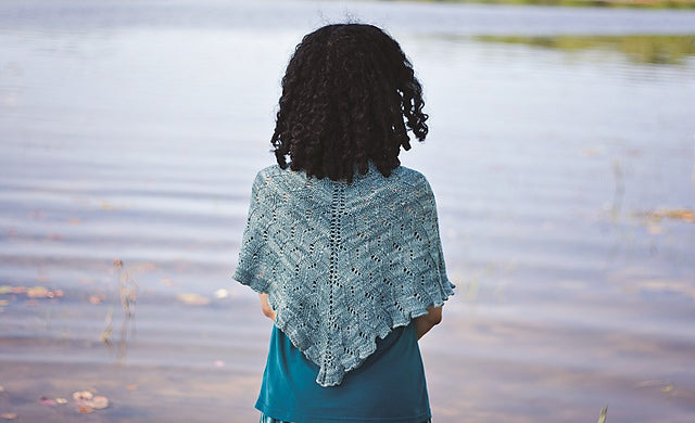 Corriente Shawl Hand Knitting Pattern