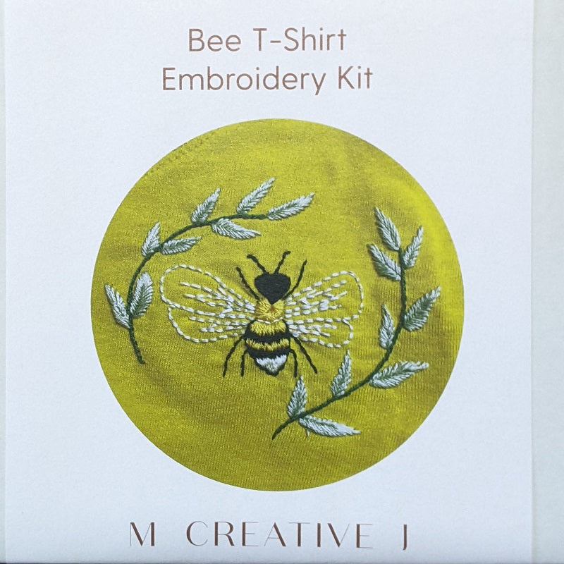 Bee T-shirt Embroidery Kit
