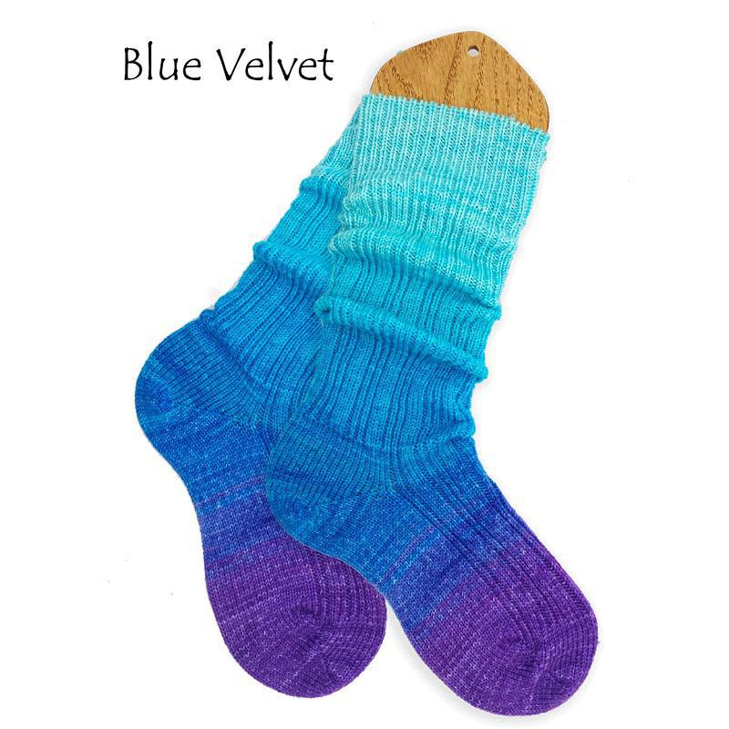 Solemate Socks Blue Velvet