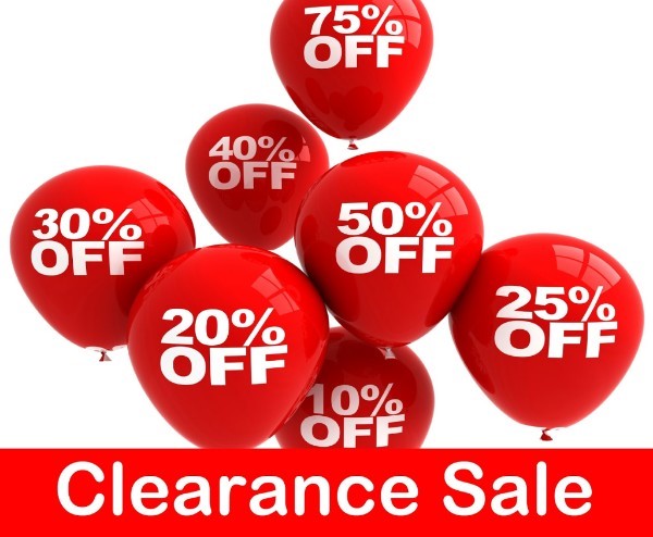 Semi Annual Clearance Sale 75% off