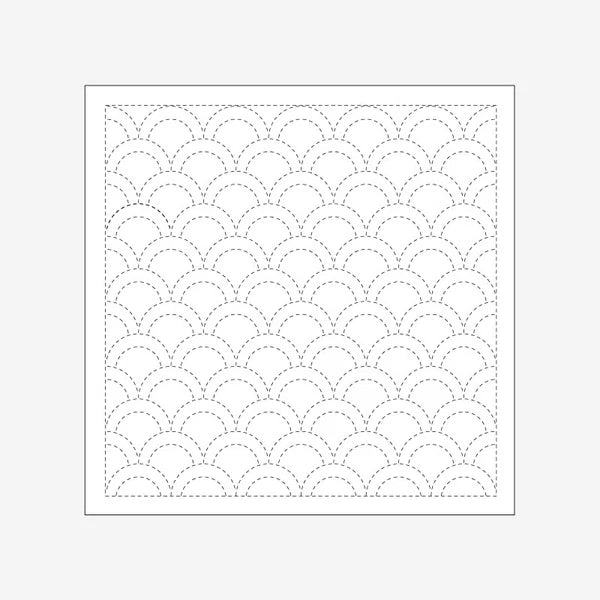 Wave Crest Sashiko Sampler