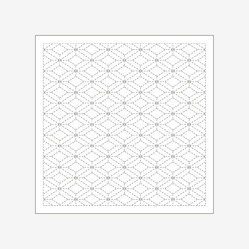 Triple Diamond Sashiko Sampler