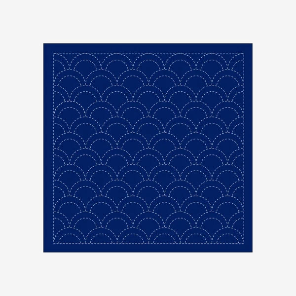 Wave Crest Sashiko Sampler