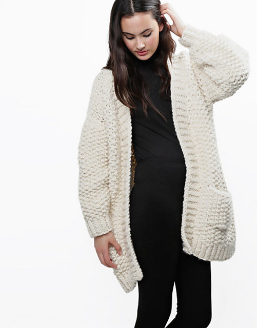 Live Forever Cardigan Hand Knitting Pattern