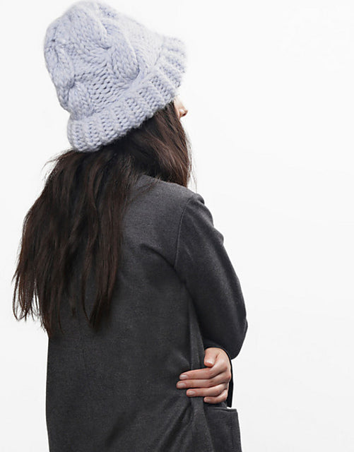 Moon Head Beanie Hand Knitting Pattern