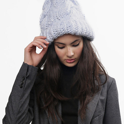 Moon Head Beanie Hand Knitting Pattern