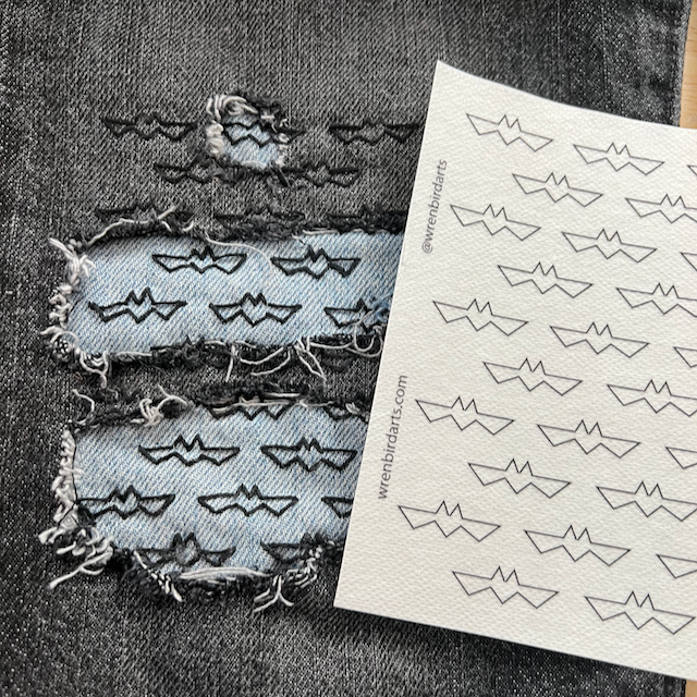 Halloween Washable Mending Patterns