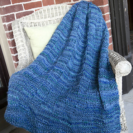 Swiss Dot and Basketweave Throws Hand Knitting Patterns