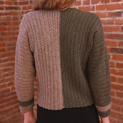 2 Color Crochet Jacket Pattern