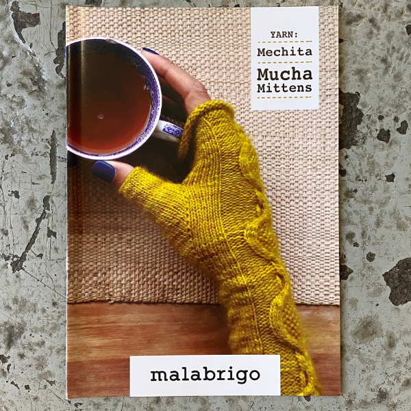 Mucha Mittens Hand Knitting  Pattern