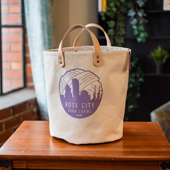 2026 Rose City Yarn Crawl Bucket Bag - PREORDER