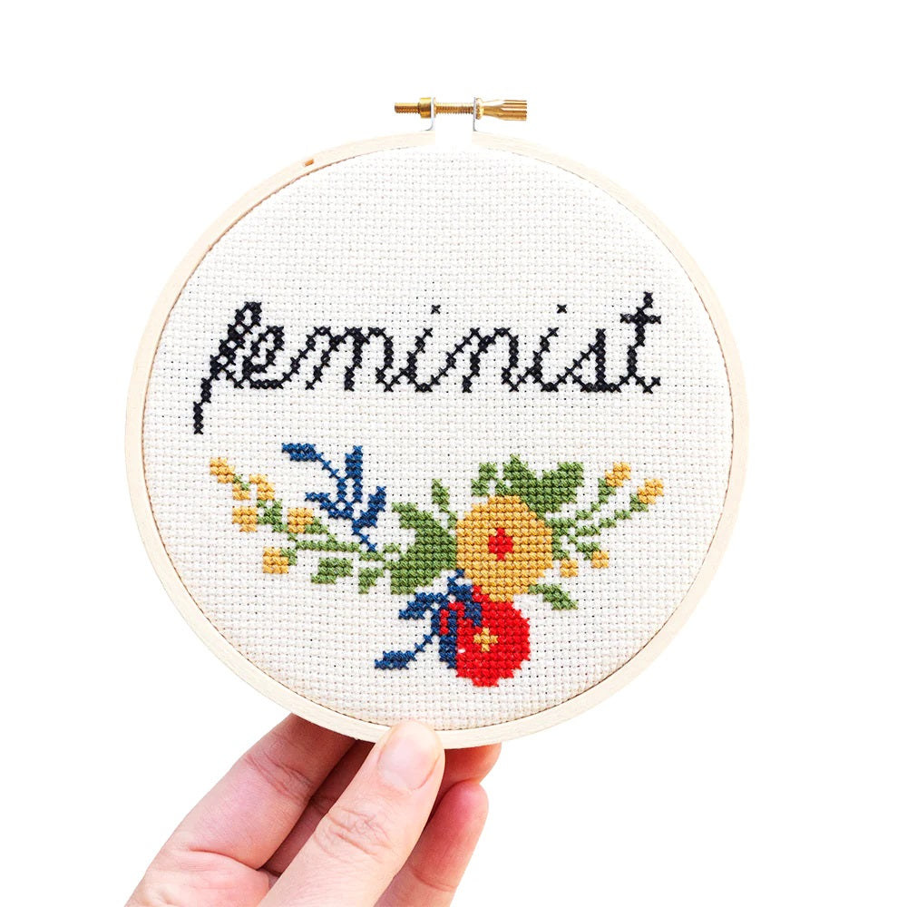 Feminist Cross Stitch Kit