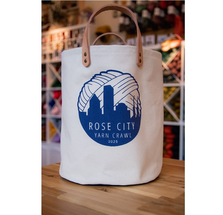 2025 Rose City Yarn Crawl Bucket Bag - PREORDER