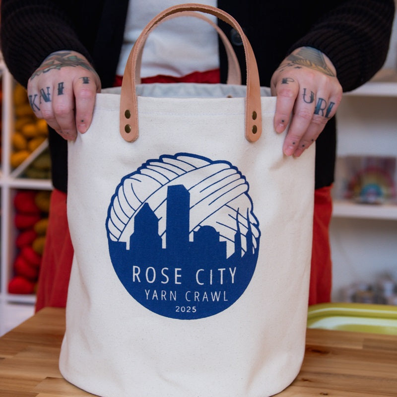 2025 Rose City Yarn Crawl Bucket Bag - PREORDER