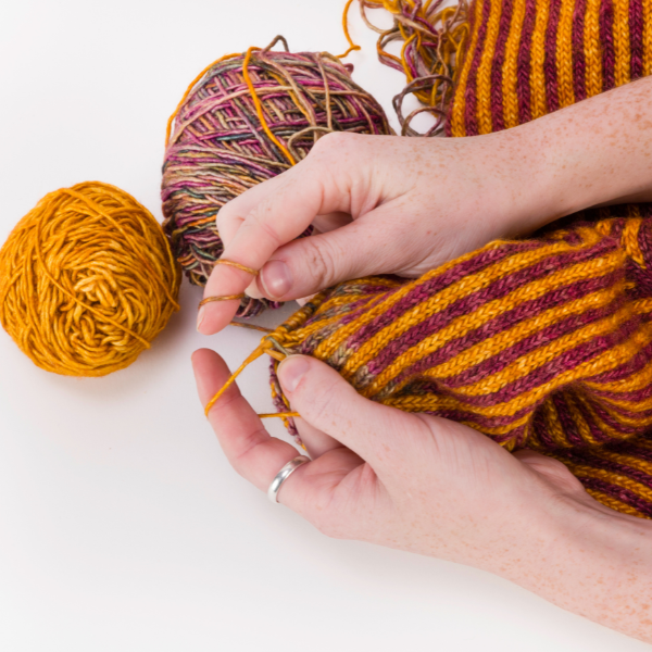 Knitting with Ainsley