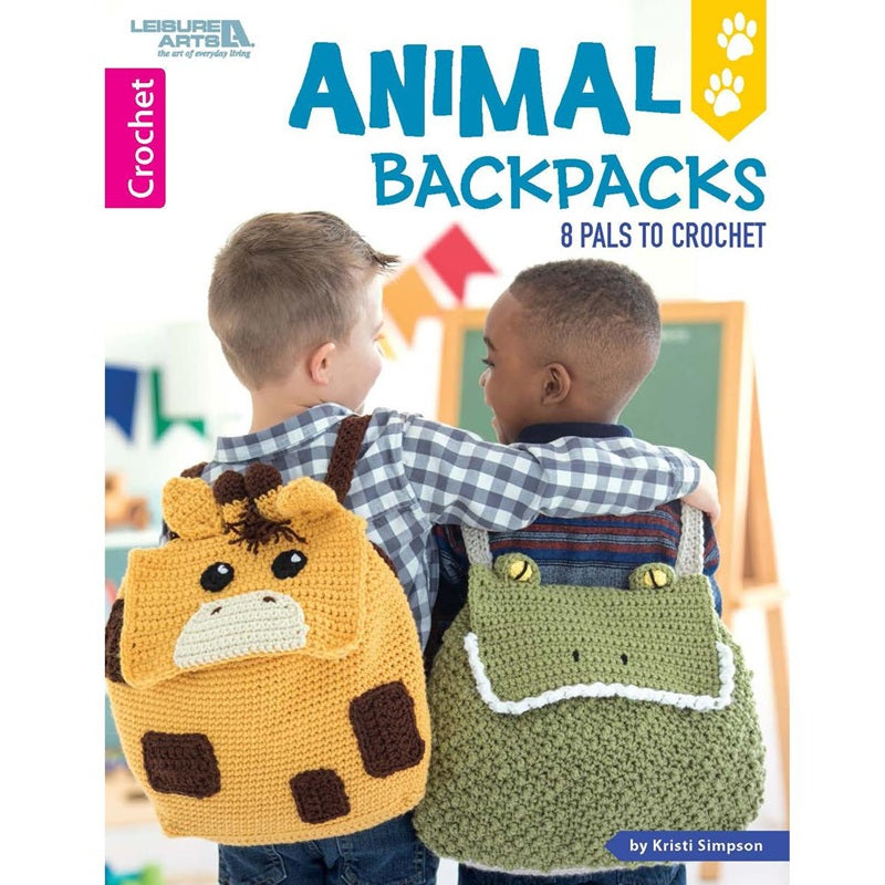 Leisure Arts Animal Backpacks Crochet Book