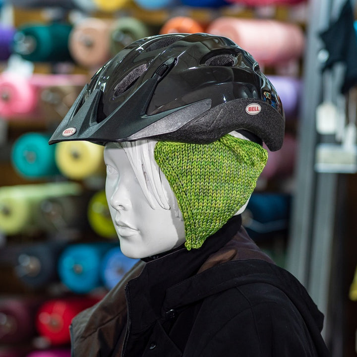 Reflective Bicycle Helmet Ear Covers in Cardigan