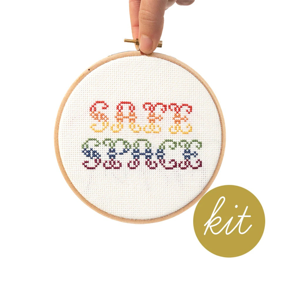 Safe Space Cross Stitch Kit