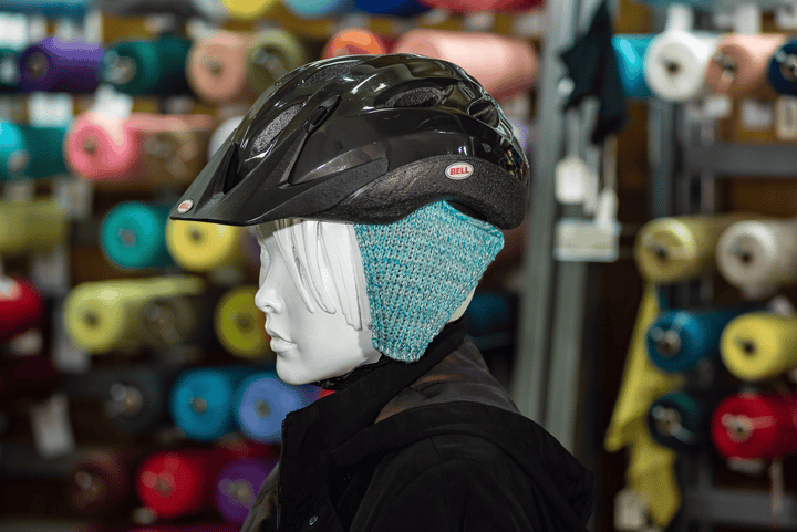 Reflective Bicycle Helmet Ear Covers in Mineral Springs