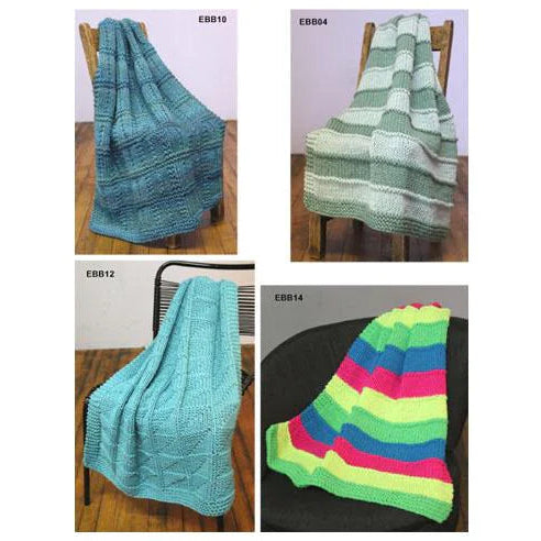 8-Hour Baby Blanket Hand Knitting Pattern Booklet