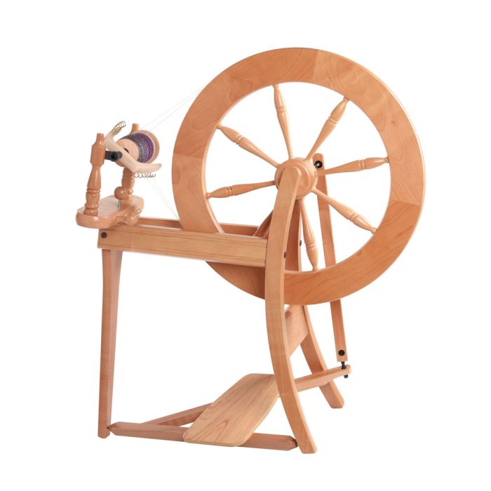 Traditional Spinning Wheel Double Drive