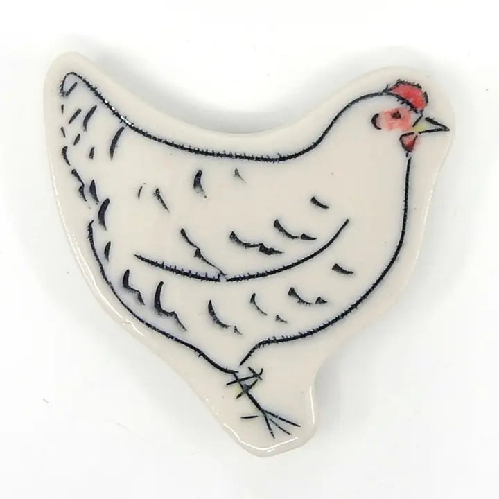 Bri Larson Magnet White Chicken#color_white