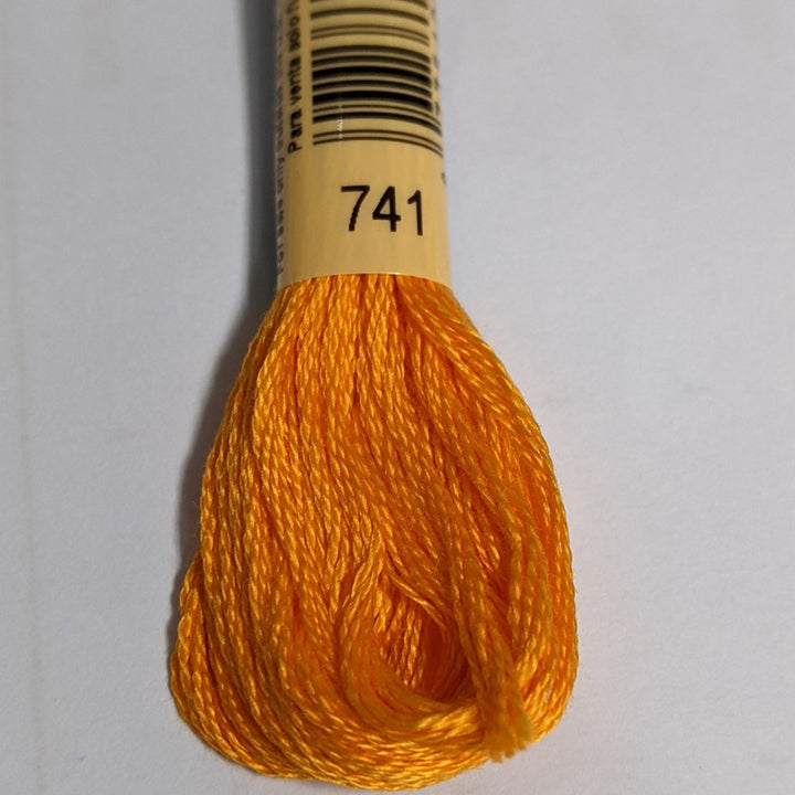 DMC Floss 741 Mandarin#color_741-mandarin