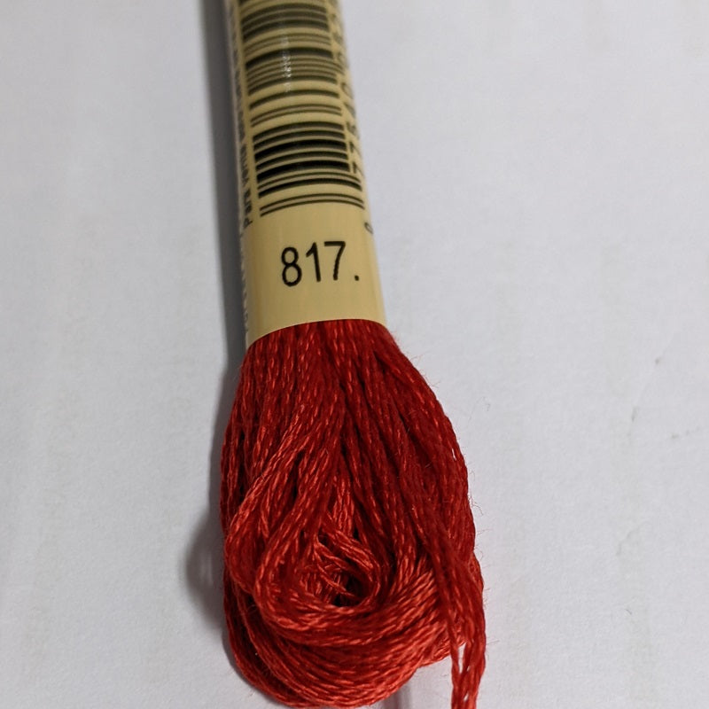 DMC Floss 817 Japanese Red#color_817-japanese-red