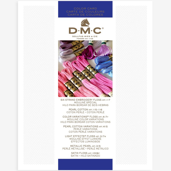 DMC Floss Printed Color Card