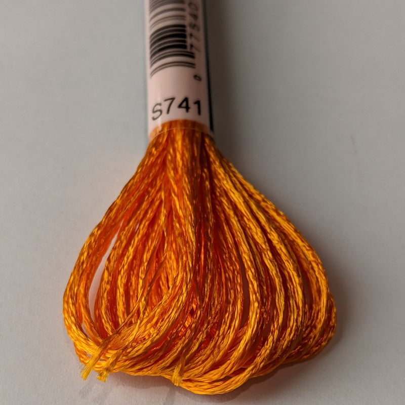 DMC Floss Satin S741 Mandarin#color_s741-mandarin