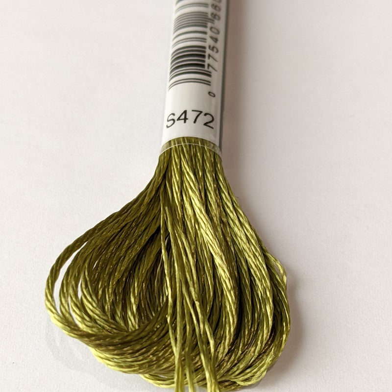 DMC Floss Satin S472 Green Bud#color_s472-green-bud