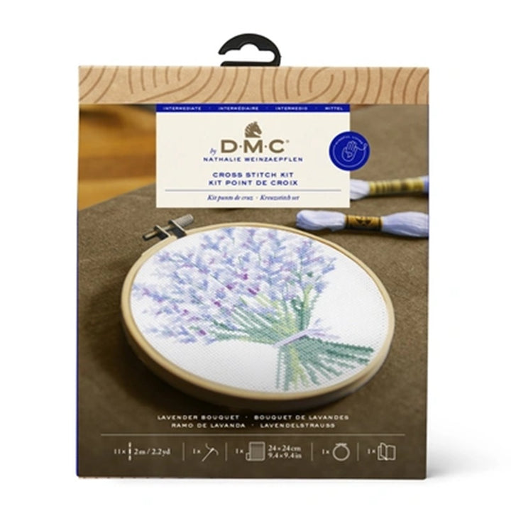 Lavender Bouquet - Designer Cross Stitch Kit