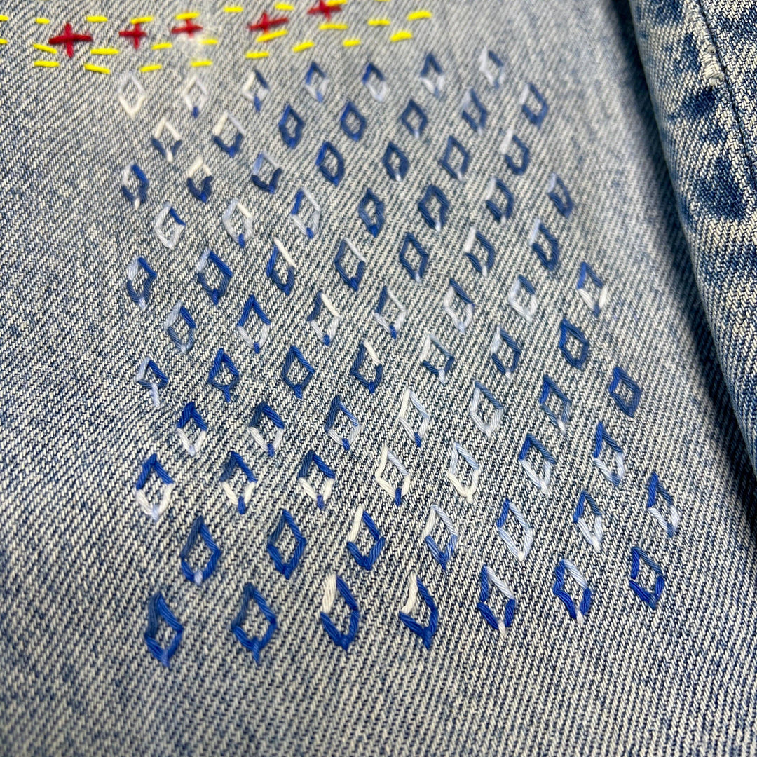 Washable Mending Patterns Set #8 Craft Brown
