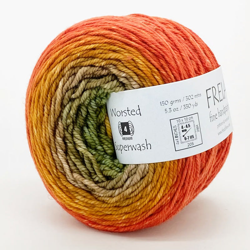 Ombre Superwash Worsted Crabapple#color_crabapple