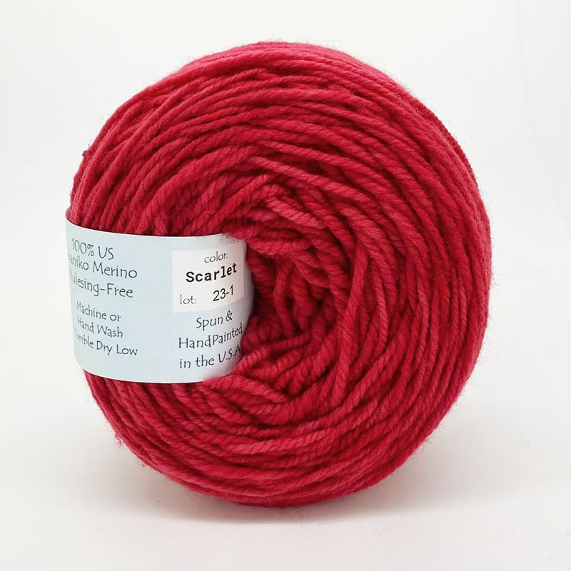 Freia Superwash Worsted Scarlet#color_scarlet