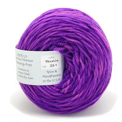 Freia Superwash Worsted Thistle#color_thistle