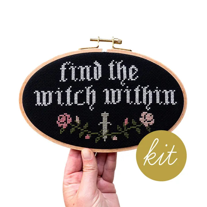 Find theWitch Within Cross Stitch Kit