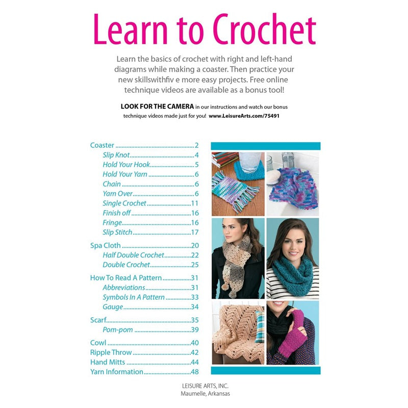 Learn to Crochet Book