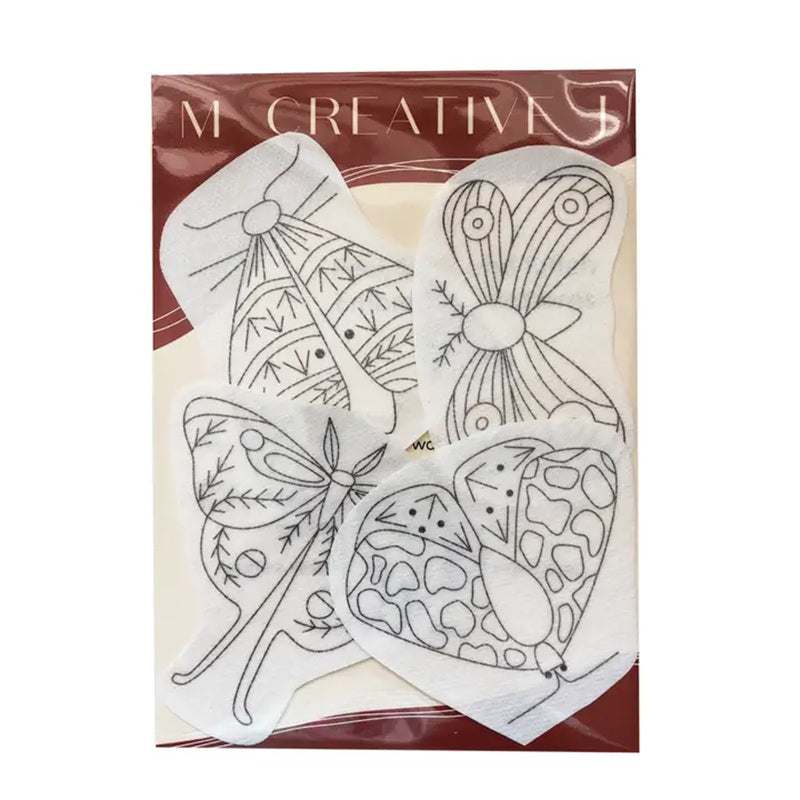 Moths - Bug Embroidery - Peel Stick & Stitch Patterns