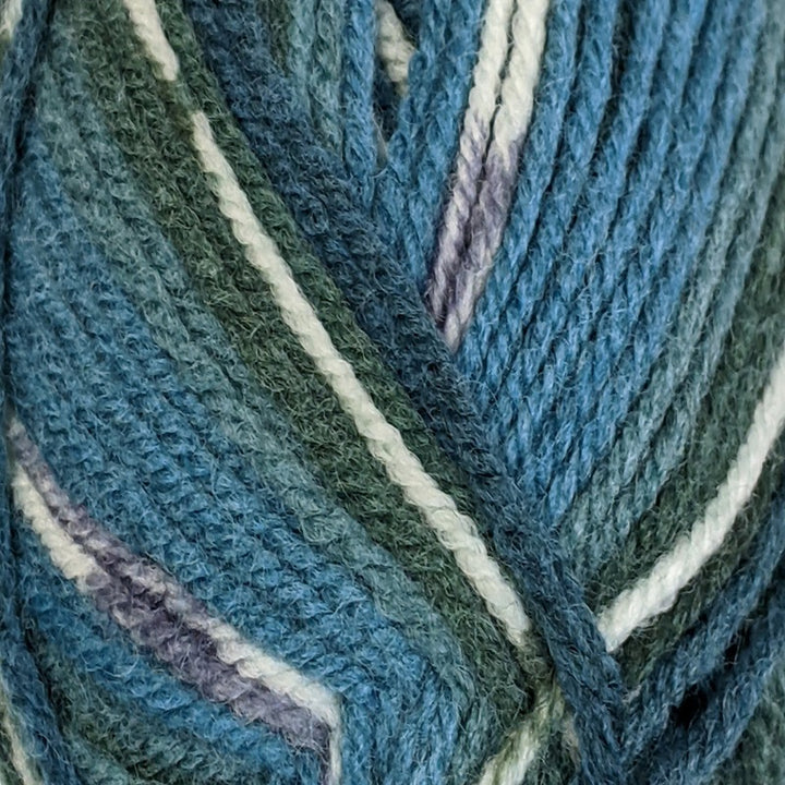 Plymouth Encore Worsted Colorspun 8126 Blue Teal Mix#color_8126-blue-teal-mix